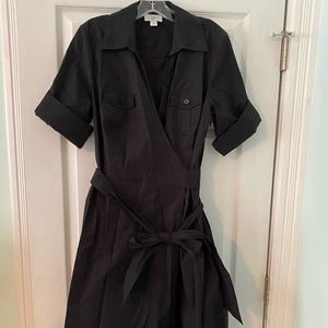 LOFT black shirt dress